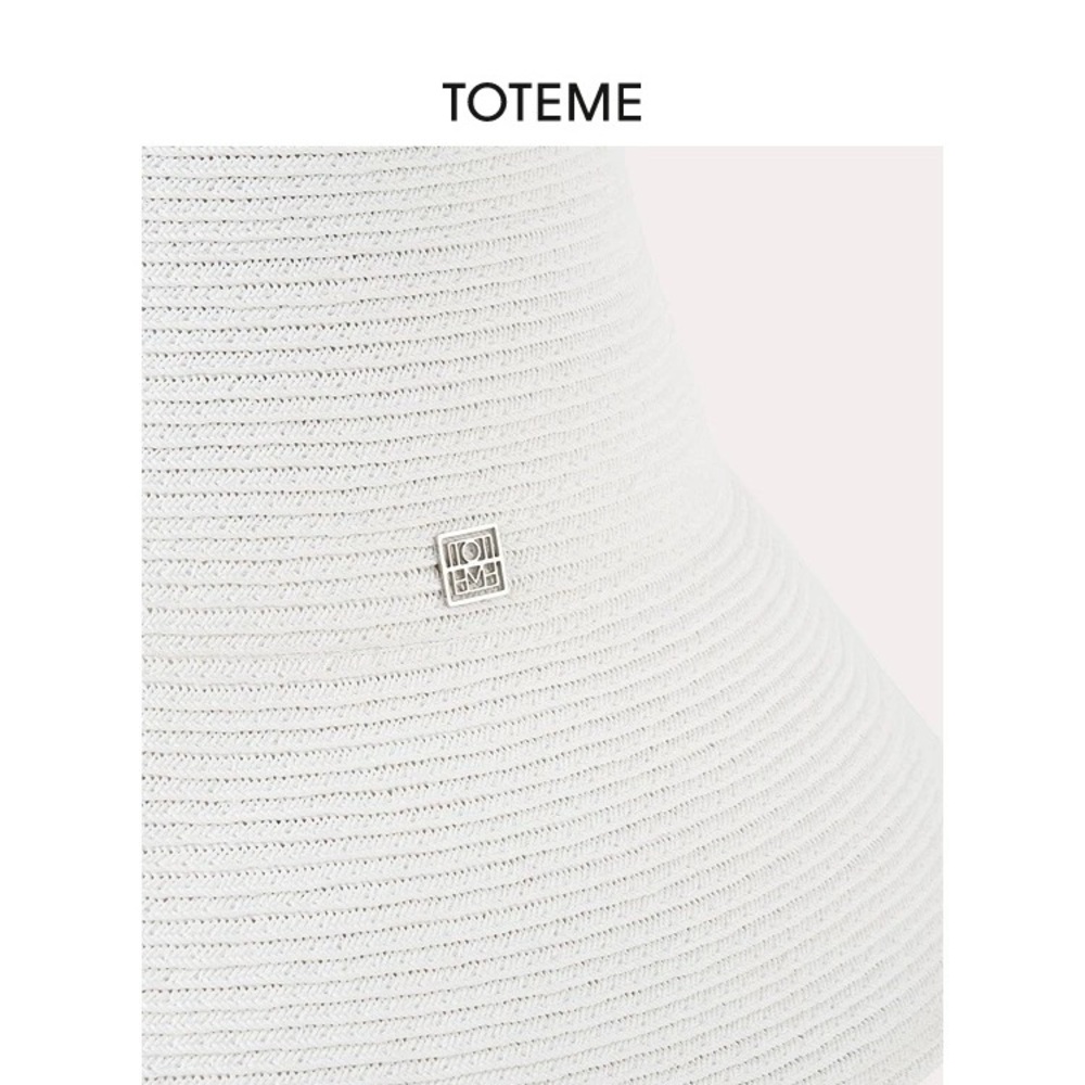 Toteme Elegant woven straw hat - Picture 4 of 6